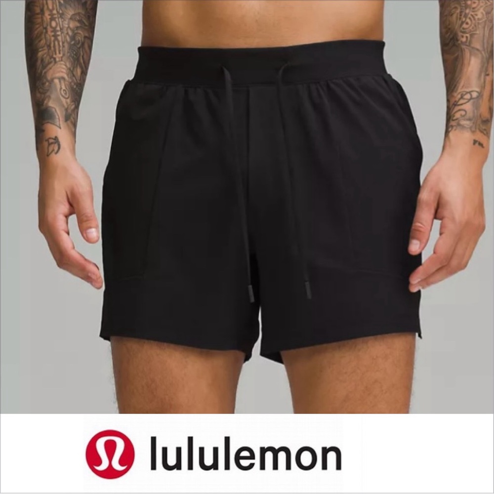 lululemon Men's Black Athletic Shorts